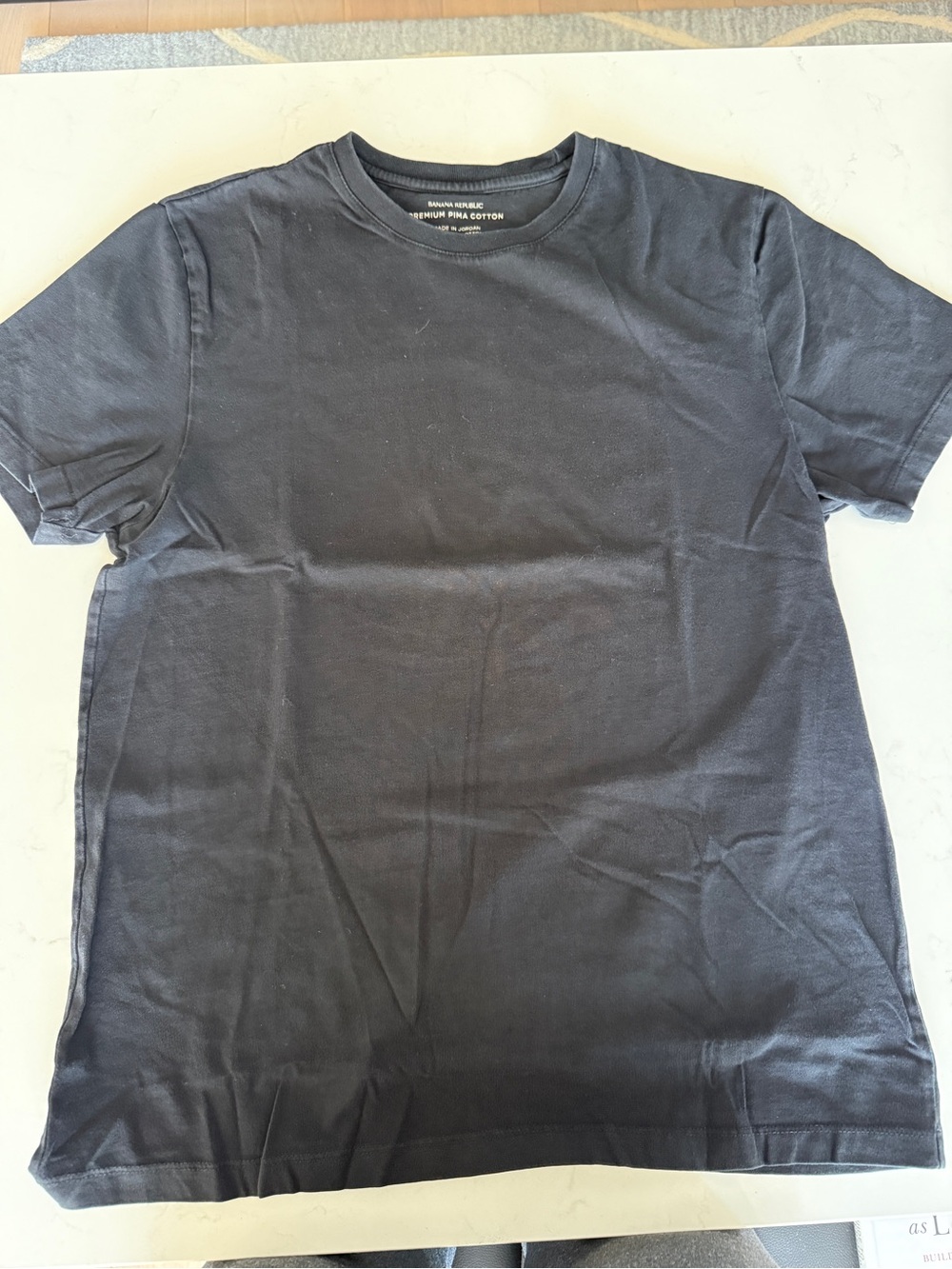 Black Men's Crew Neck T-Shirt - Banana Republic